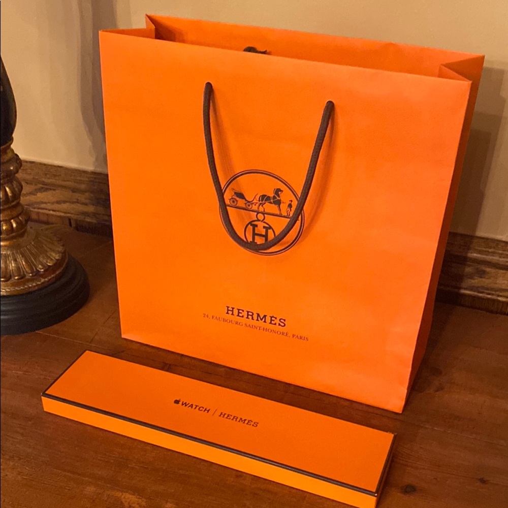 Authentic Hermes leather Apple Watch band
